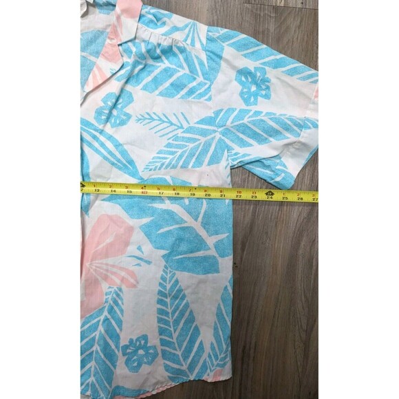 Vintage 90s Separate Scene Button Up Womens Blouse Sz 18 Floral Hawaiian - Picture 4 of 7